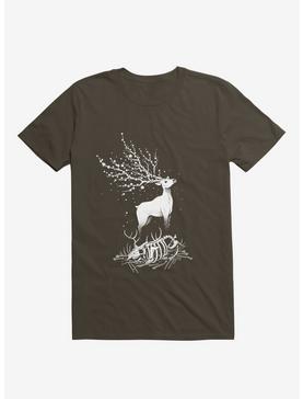Life After Death Reborn Deer Brown T-Shirt, , hi-res