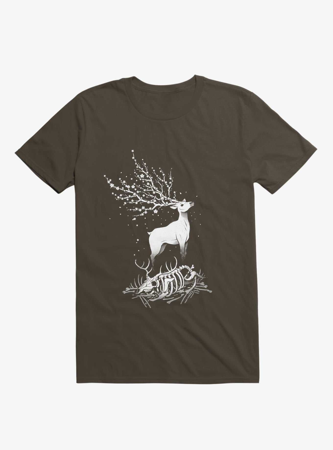 Life After Death Reborn Deer Brown T-Shirt, , hi-res