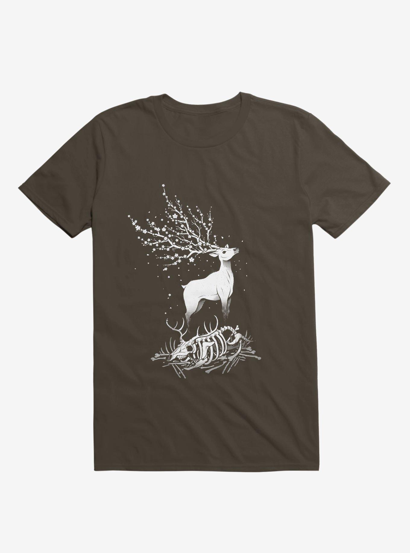 Life After Death Reborn Deer Brown T-Shirt, , hi-res