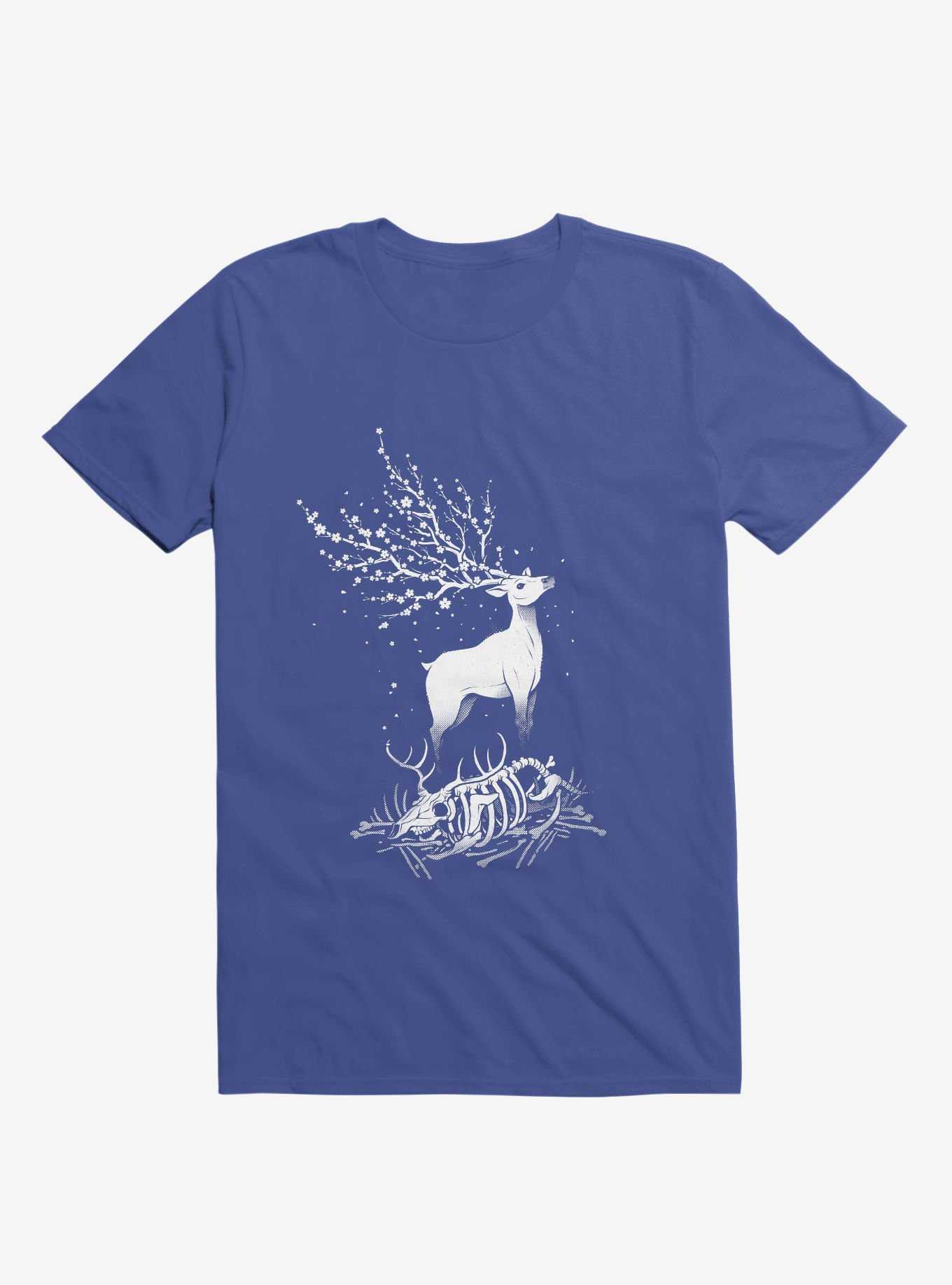 Life After Death Reborn Deer Royal Blue T-Shirt, , hi-res