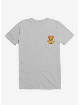 Lion Animals Meditation Zen Buddhism Ice Grey T-Shirt, , hi-res