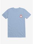 Sheep Animals Meditation Zen Buddhism T-Shirt, LIGHT BLUE, hi-res