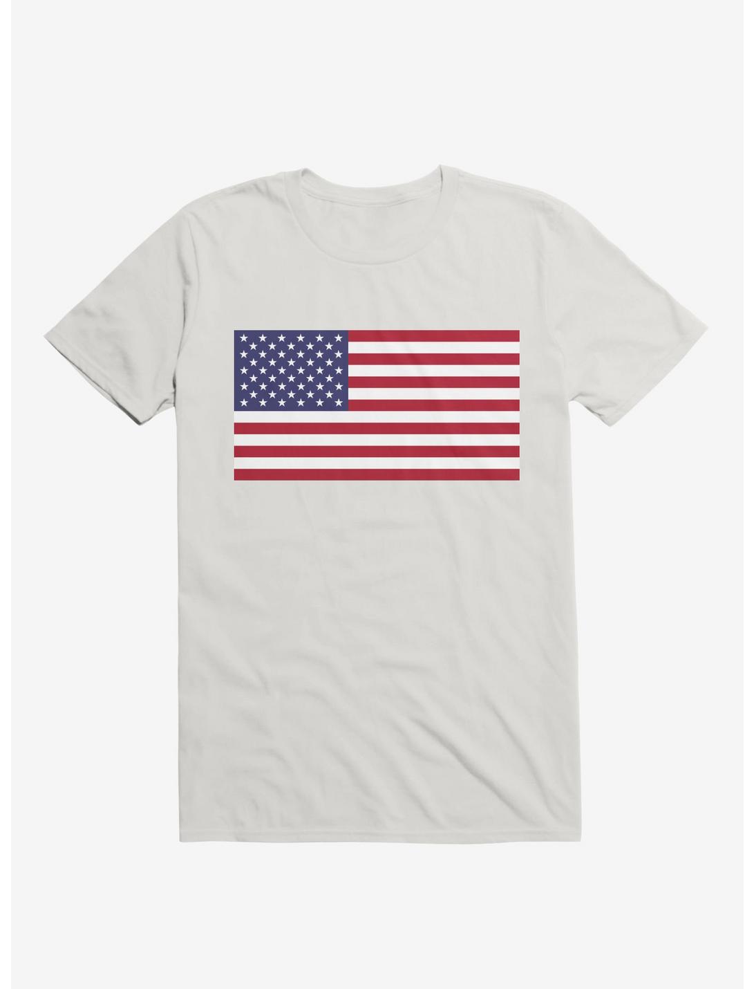 The United States Flag T-Shirt, WHITE, hi-res