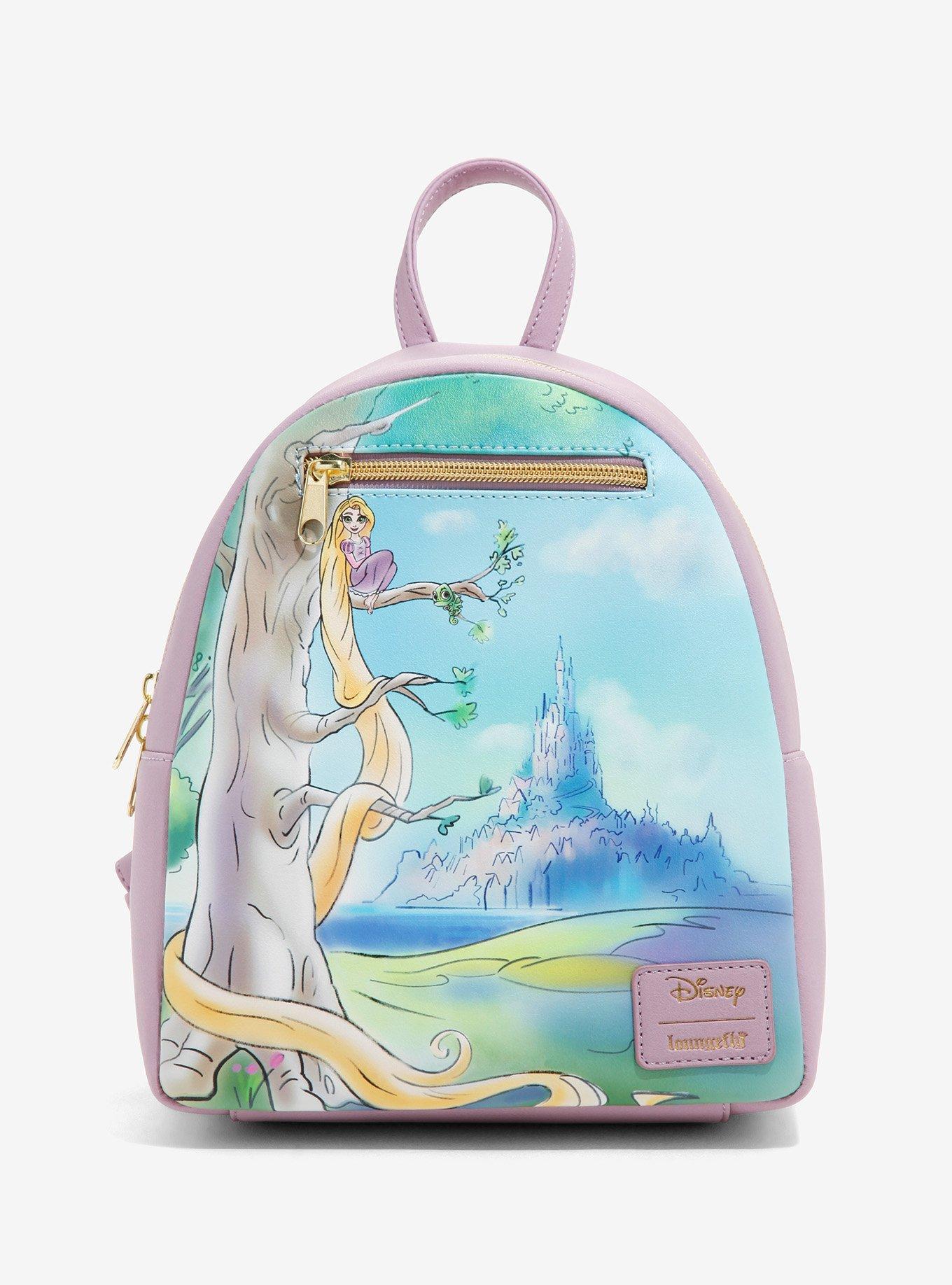 Loungefly Disney Tangled Painted Landscape Mini Backpack | Hot Topic