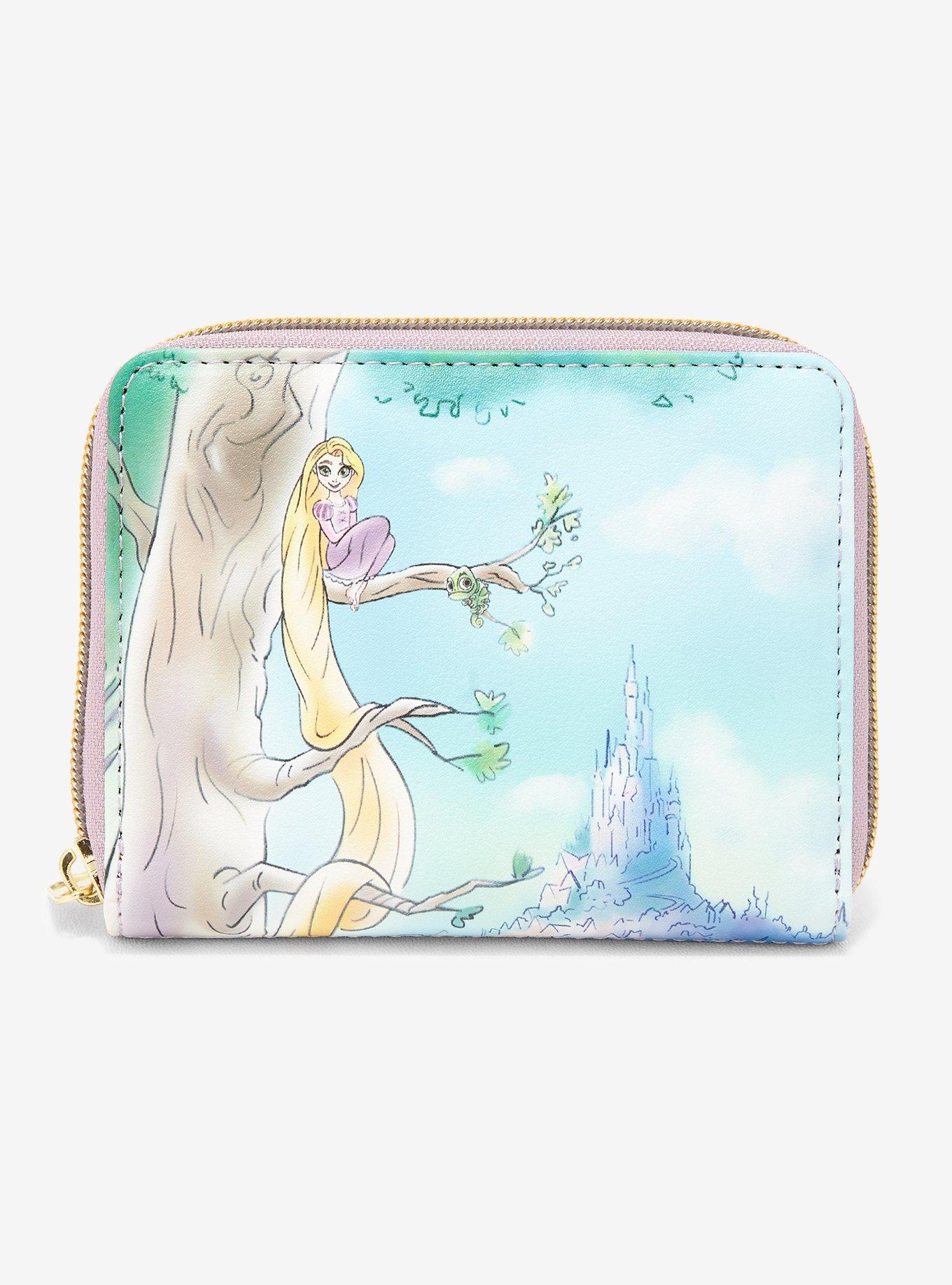 Loungefly Disney Tangled Illustration Rapunzel Tree Mini Wallet, , hi-res
