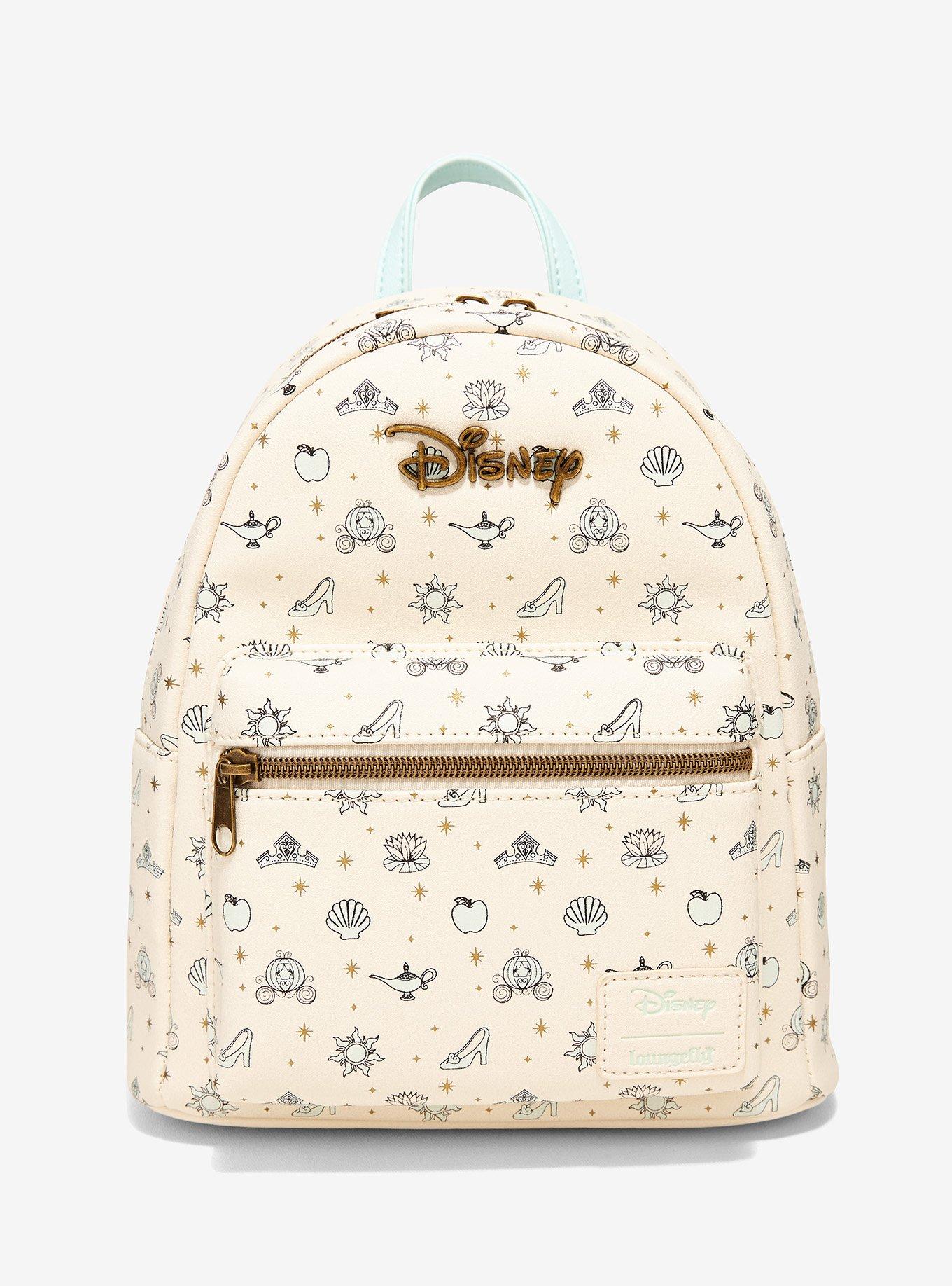 Loungefly Disney Princess Characters Mini Backpack Bag New Loungefly Disney Princesses Mini Backpack | Hot Topic main image 2