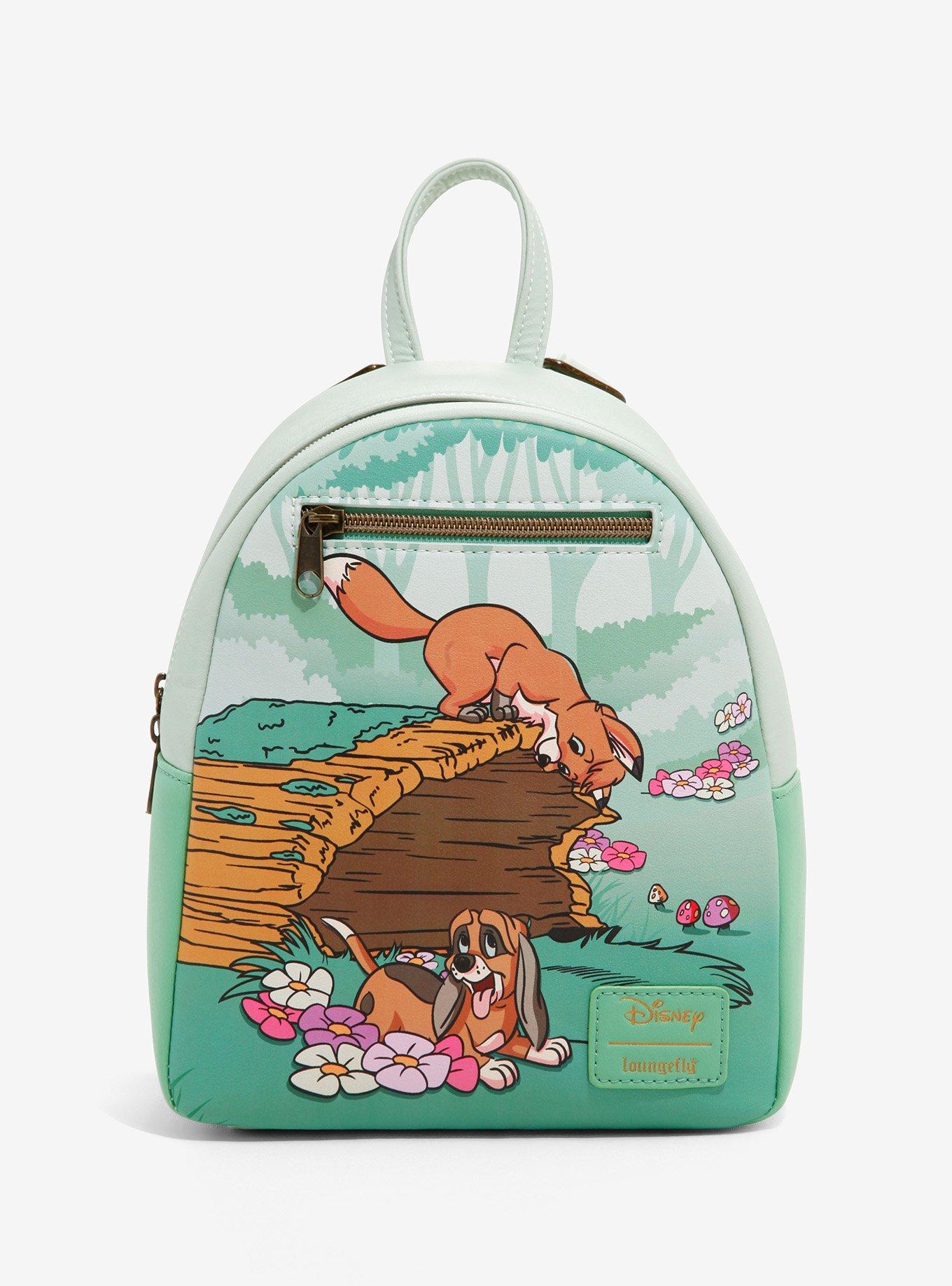 Loungefly disney the fox and the hound meeting mini backpack hot sale