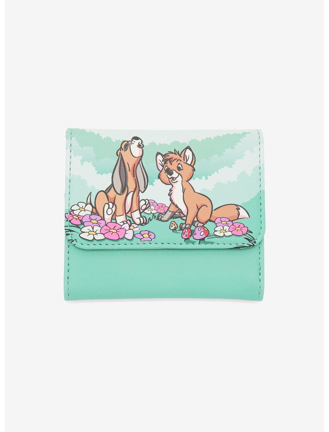 Loungefly Disney The Fox And The Hound Forest Fun Mini Wallet, , hi-res
