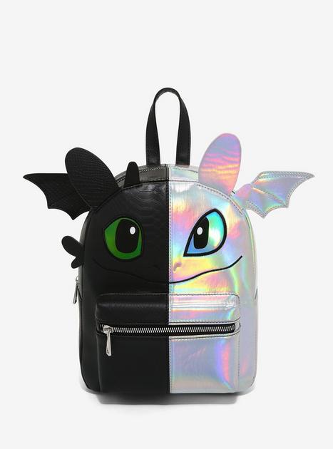 How To Train Your Dragon The Hidden World Night Light Fury Split Mini Backpack Hot Topic