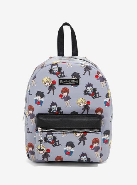 Death Note Chibi Characters & Apples Mini Backpack | Hot Topic