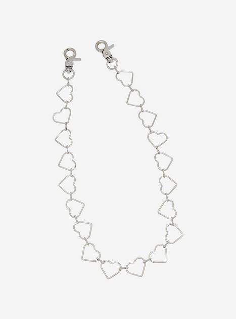 24 Inch Heart Wallet Chain | Hot Topic