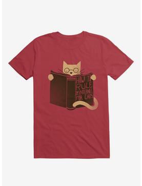 How To Rule Internet For Cats Red T-Shirt, , hi-res