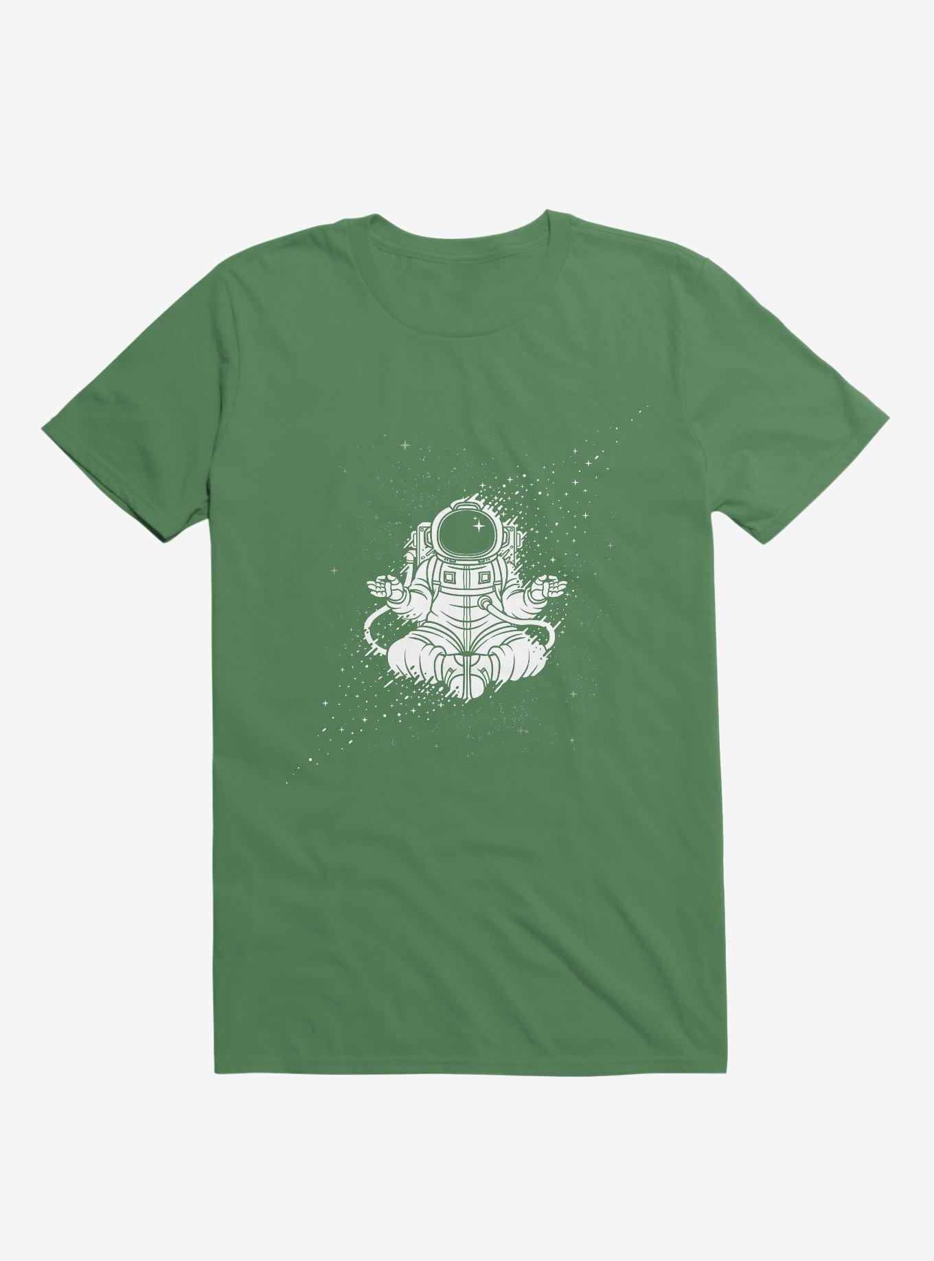 Becoming One With The Universe Astronaut Kelly Green T-Shirt, , hi-res