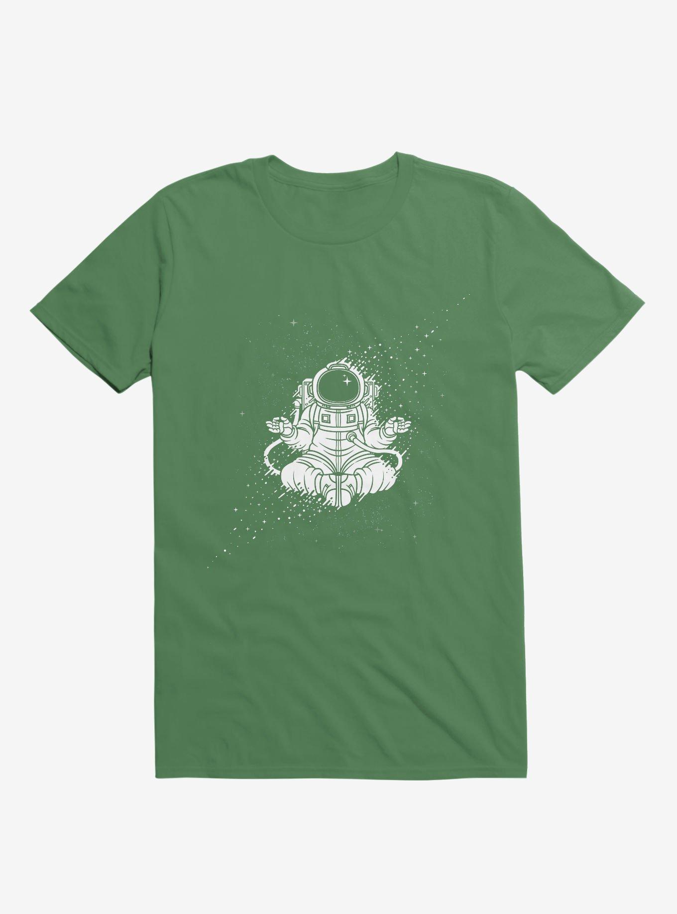 Becoming One With The Universe Astronaut Kelly Green T-Shirt, KELLY GREEN, hi-res