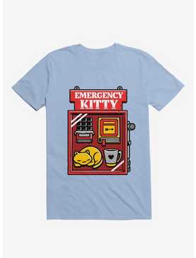 Emergency Kitty Light Blue T-Shirt, , hi-res