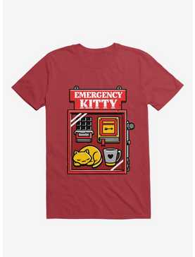 Emergency Kitty Red T-Shirt, , hi-res