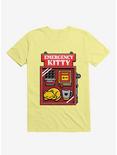 Emergency Kitty Corn Silk Yellow T-Shirt, CORN SILK, hi-res