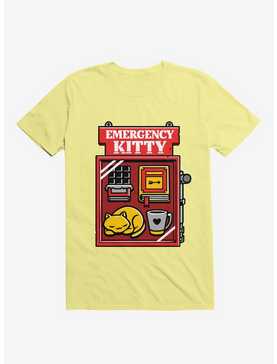 Emergency Kitty Corn Silk Yellow T-Shirt, , hi-res