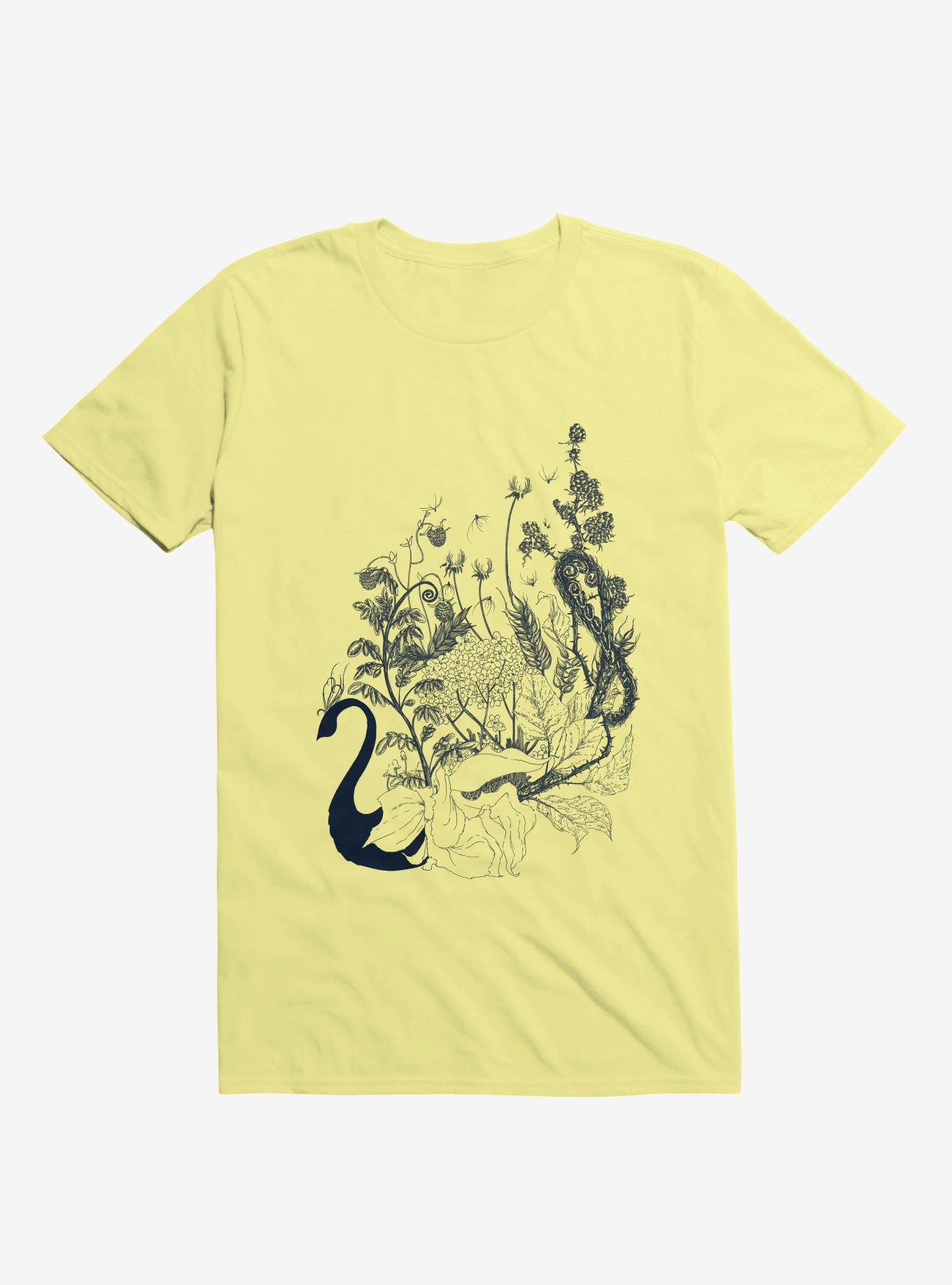 Floralia Corn Silk Yellow T-Shirt, , hi-res