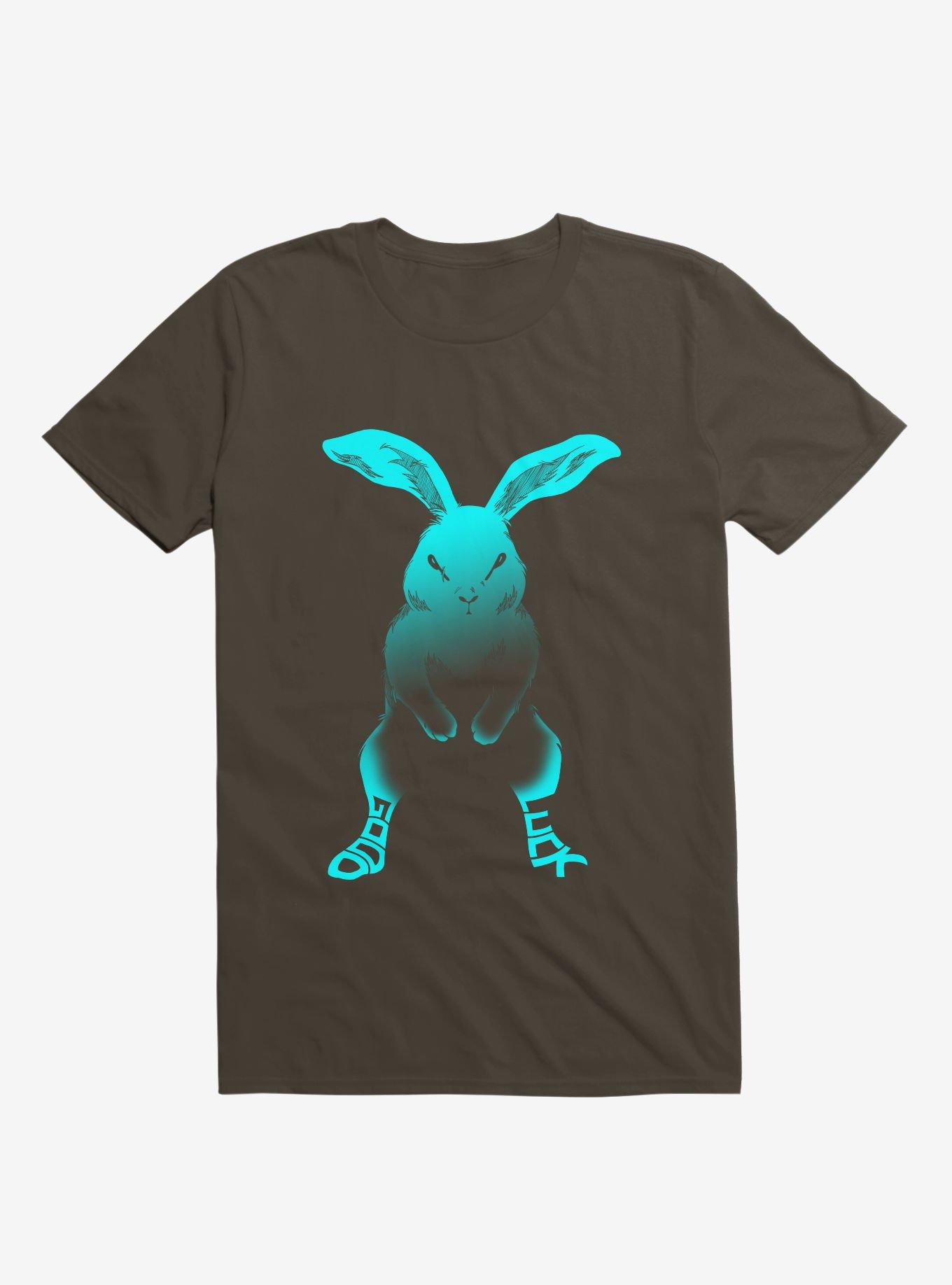 Good Luck Rabbit Brown T-Shirt, , hi-res