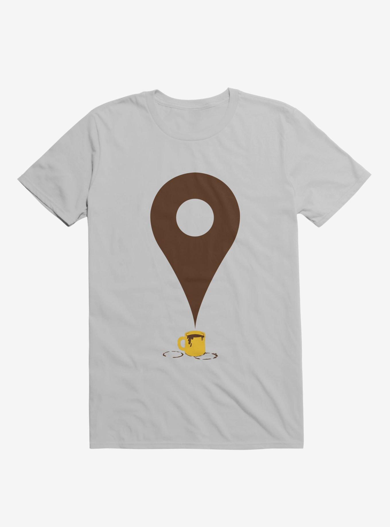 I Am Here Coffee Ice Grey T-Shirt, ICE GREY, hi-res