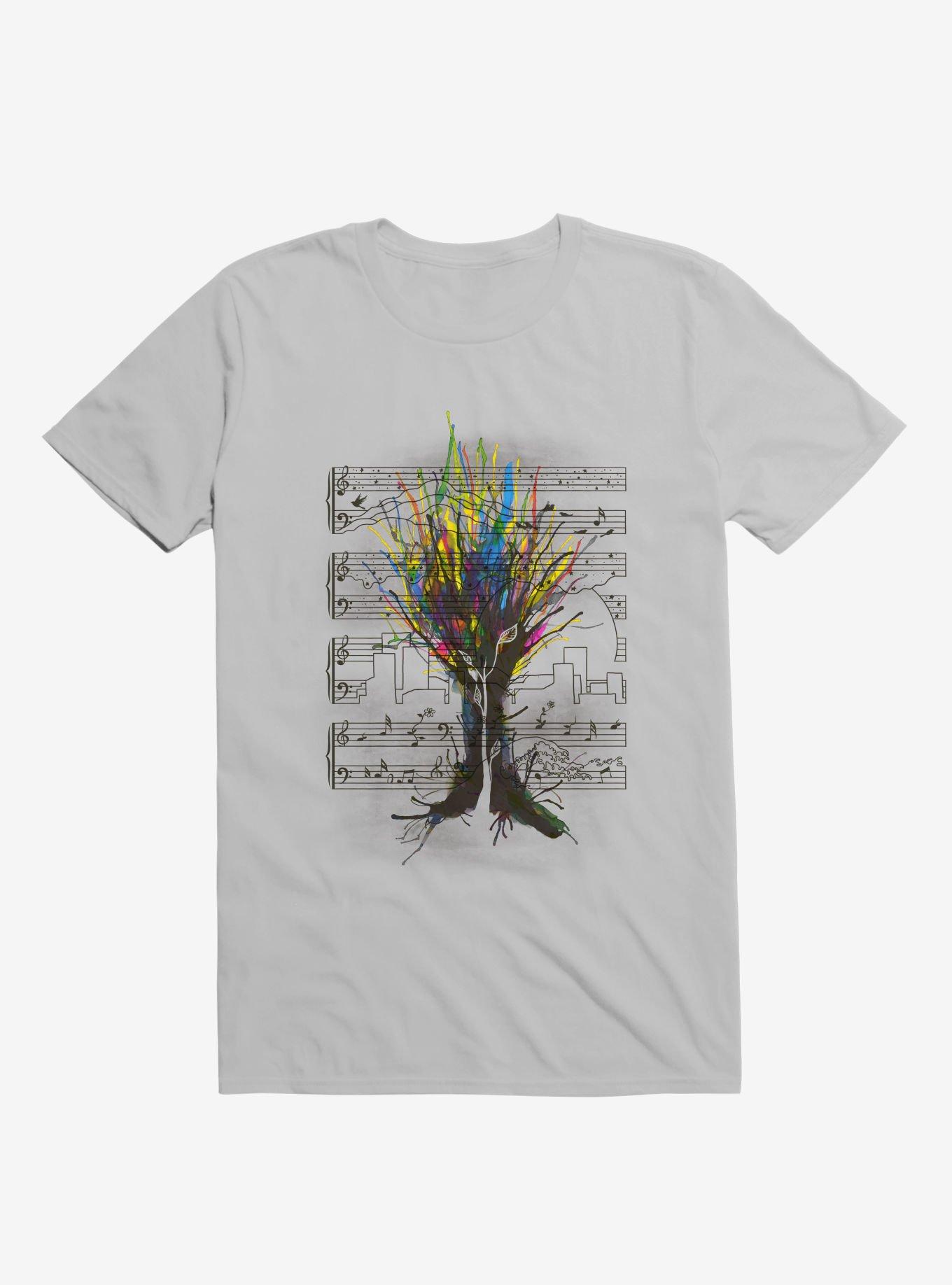 Ink Chord Ice Grey T-Shirt, , hi-res