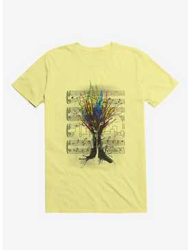 Ink Chord Corn Silk Yellow T-Shirt, , hi-res
