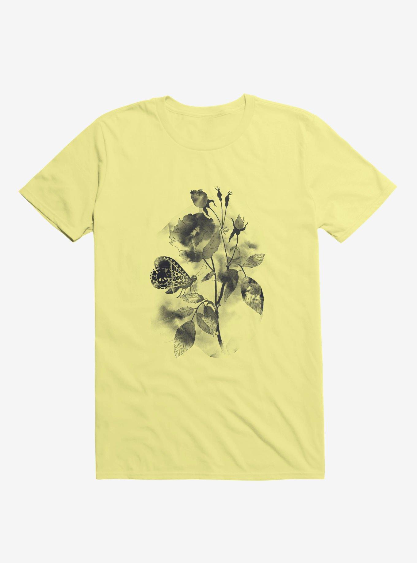 Inked Corn Silk Yellow T-Shirt, , hi-res
