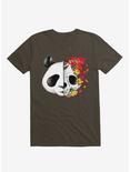 Panda Skull Rock T-Shirt, BROWN, hi-res