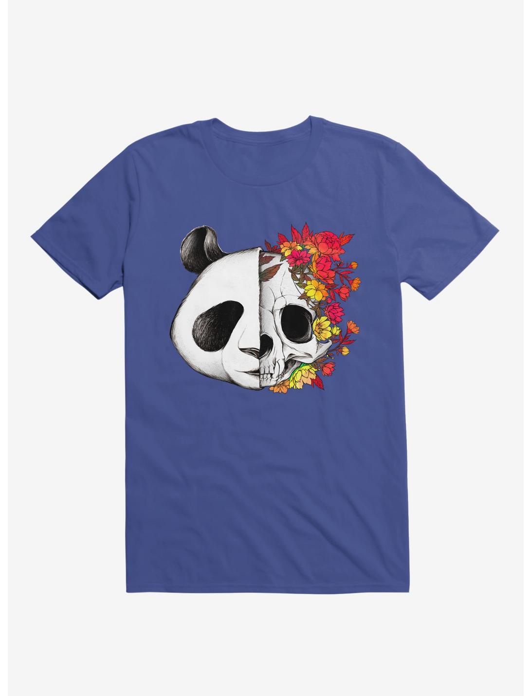 Panda Skull Rock T-Shirt, ROYAL, hi-res