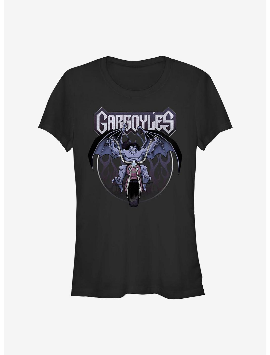 Disney Gargoyles Let's Ride Girls T-Shirt, BLACK, hi-res