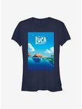 Disney Pixar Luca Poster Girls T-Shirt, NAVY, hi-res