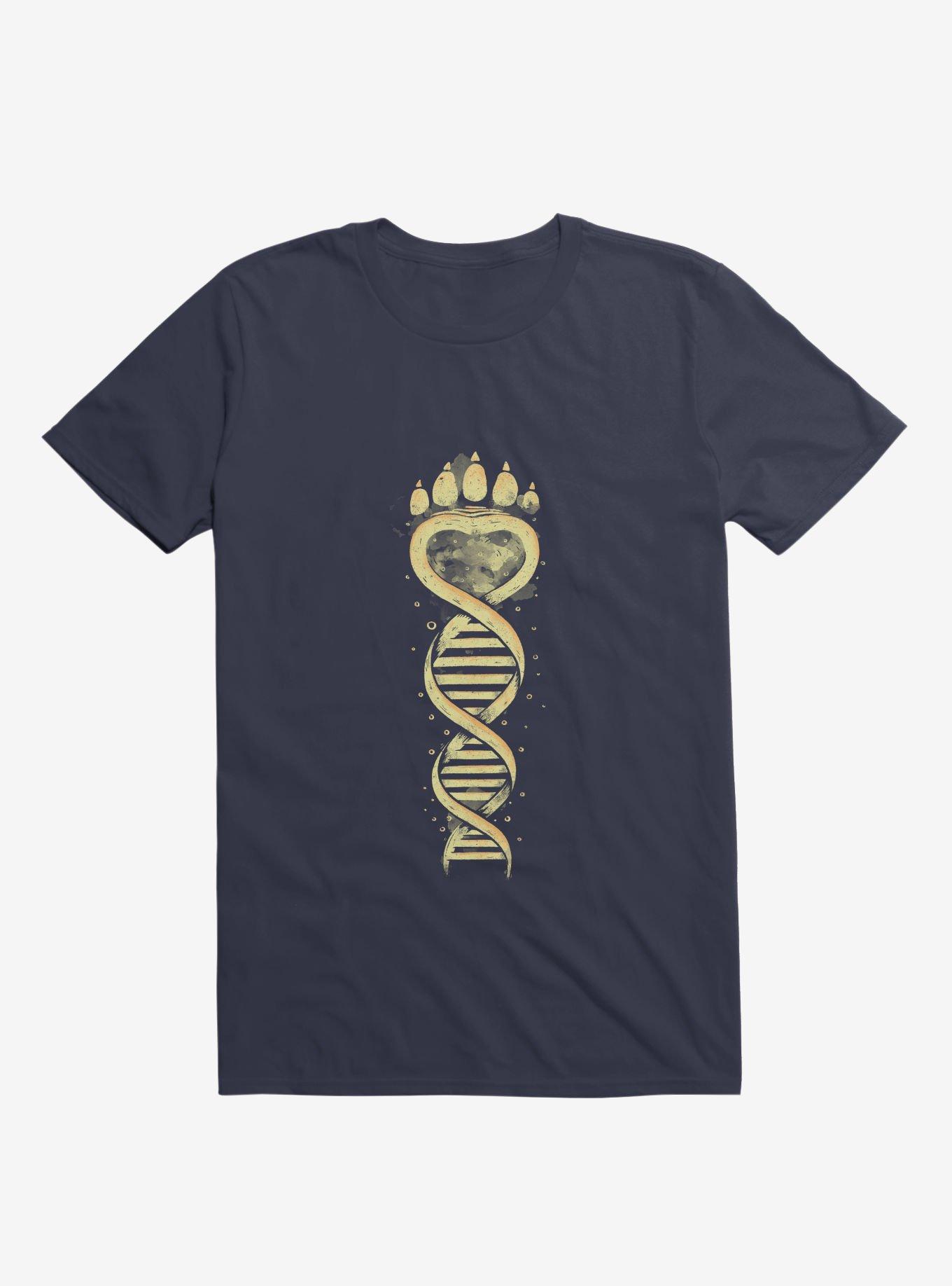 Bear DNA Navy Blue T-Shirt