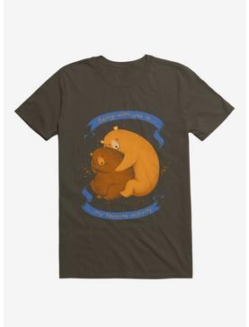 Being With You Is My Favorite Activity Brown T-Shirt, , hi-res