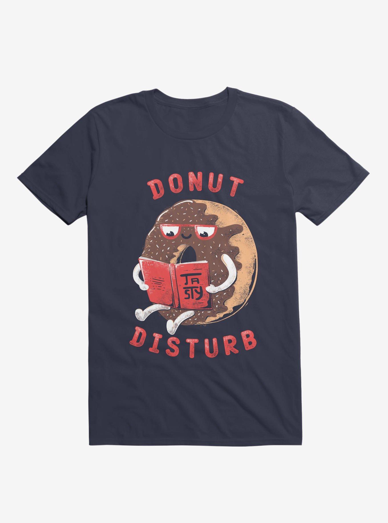 Donut Disturb Navy Blue T-Shirt, , hi-res