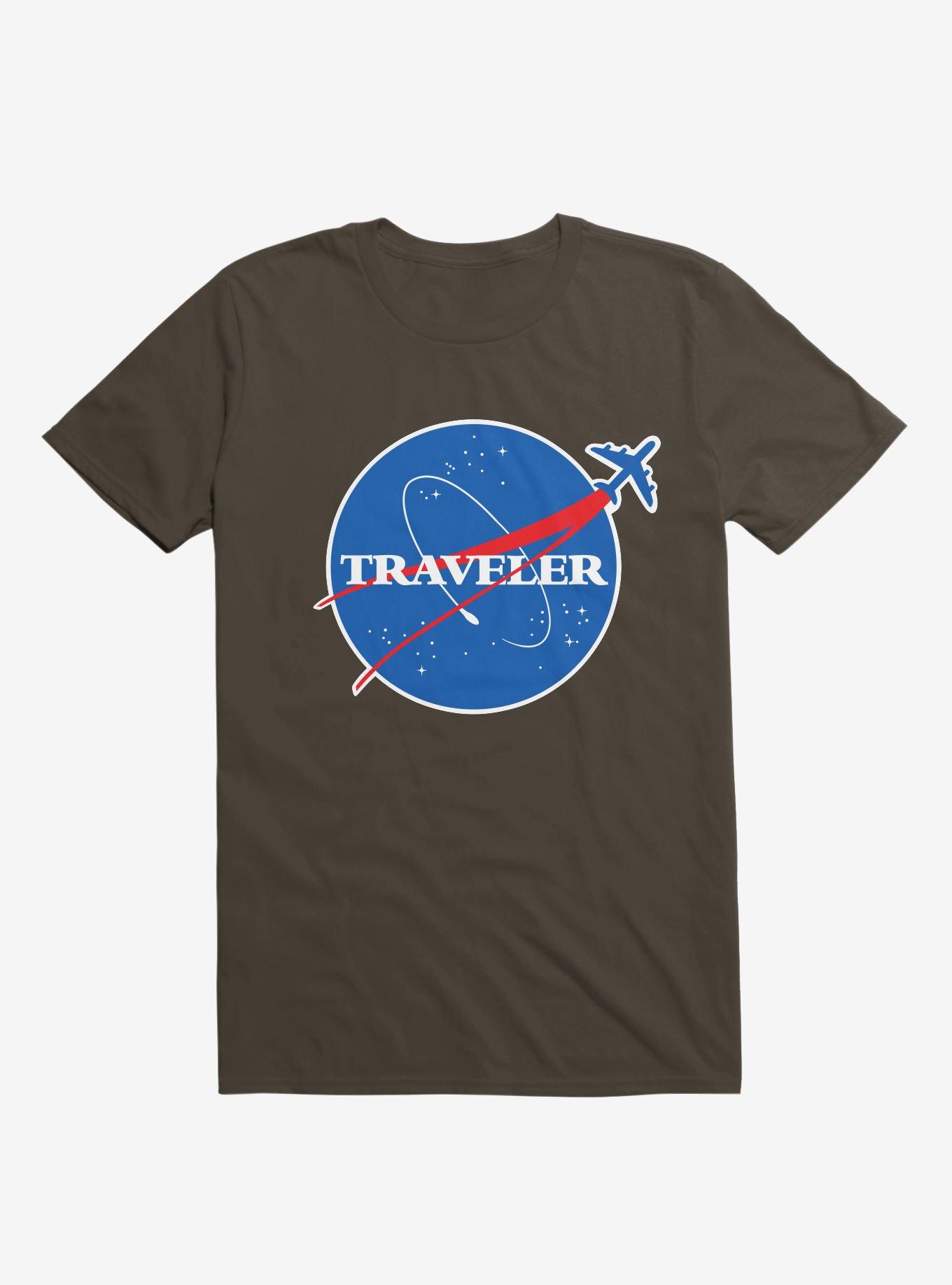 Interstellar Traveler Brown T-Shirt