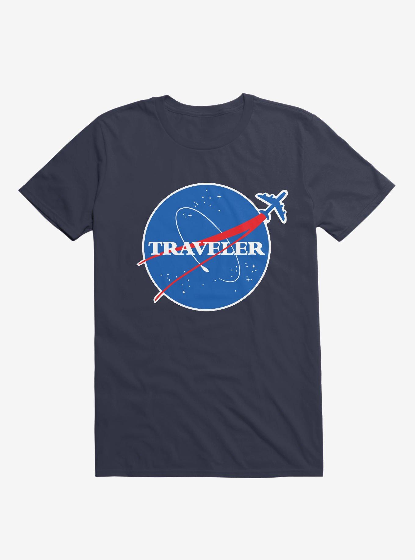 Interstellar Traveler Navy Blue T-Shirt, NAVY, hi-res