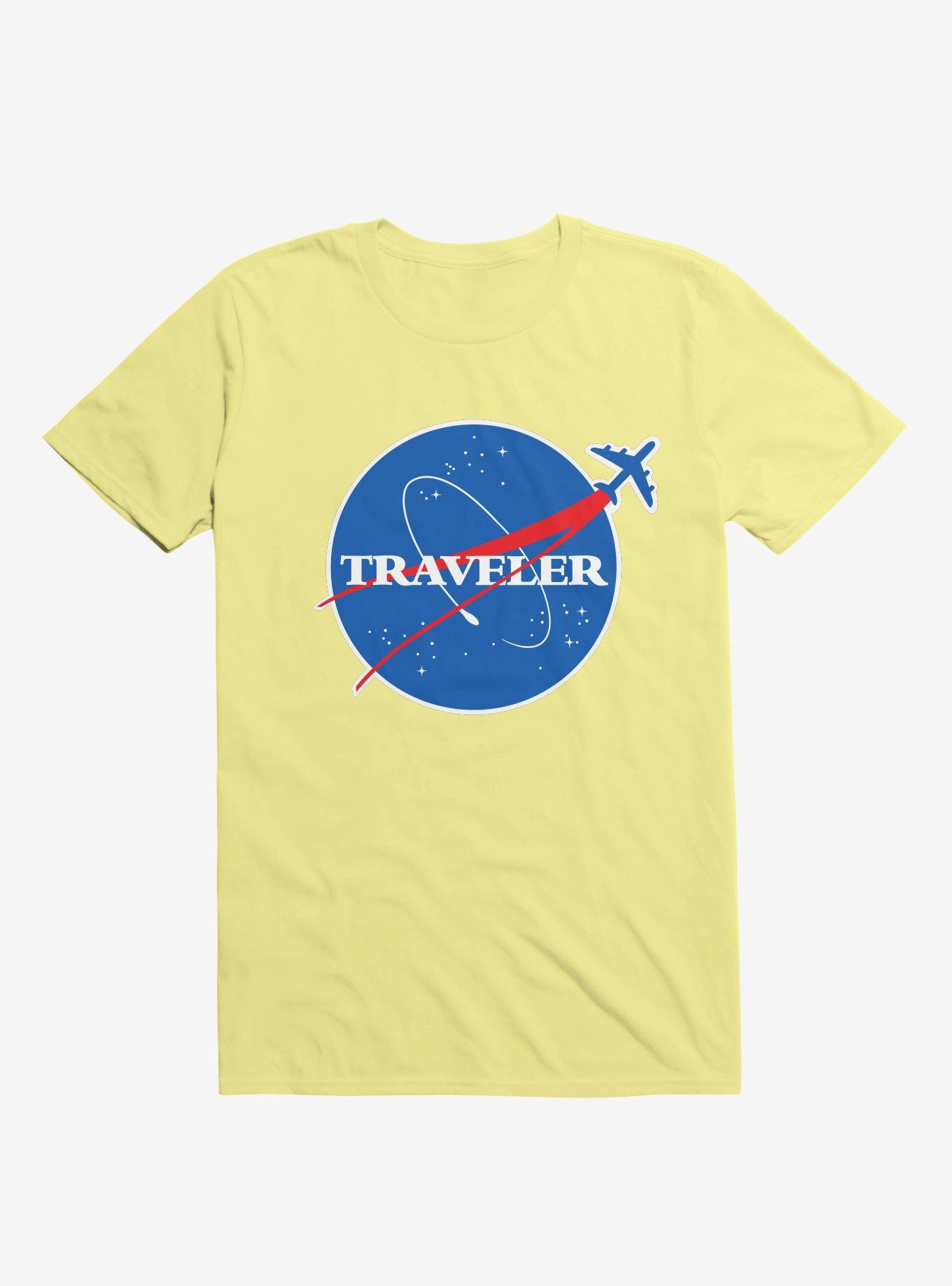 Interstellar Traveler Corn Silk Yellow T-Shirt, CORN SILK, hi-res