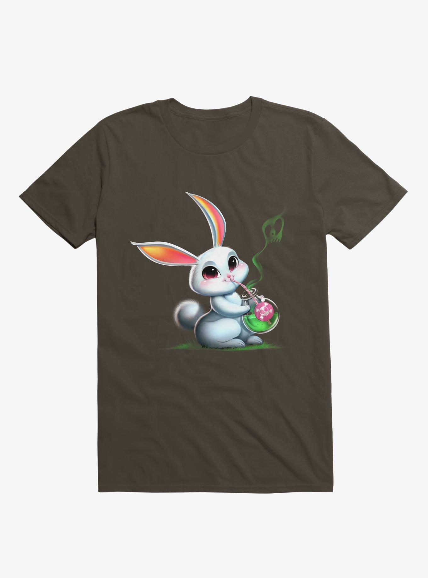 Poison Bunny T-Shirt, BROWN, hi-res