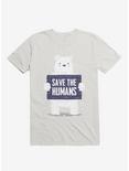 Save The Humans T-Shirt, WHITE, hi-res