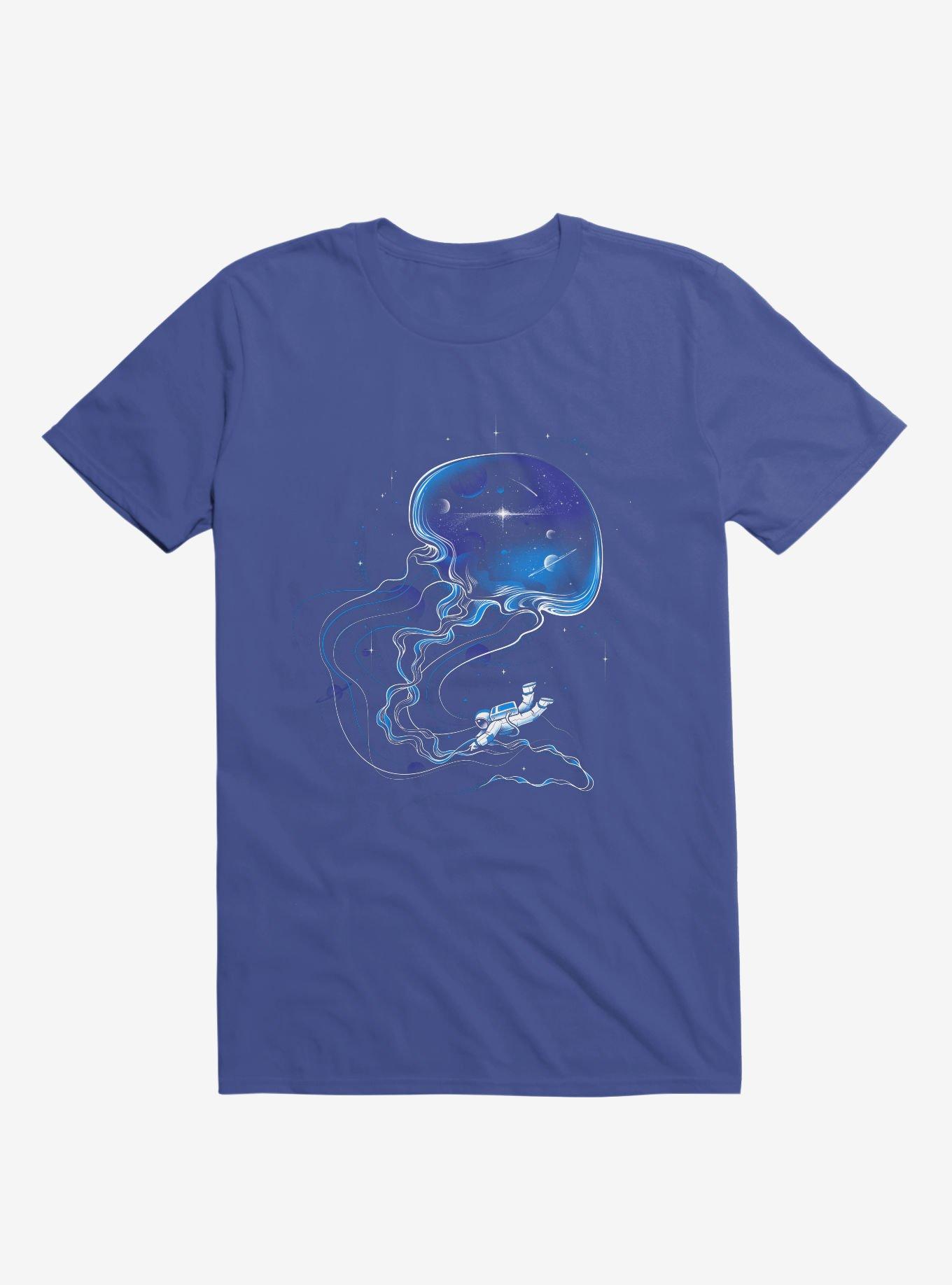 Universe Is A Big Jellyfish T-Shirt, ROYAL, hi-res