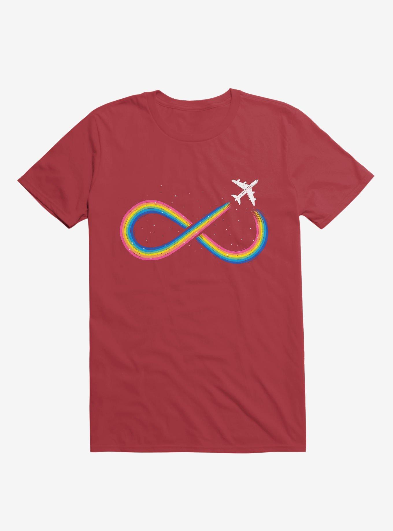 Unlimited Traveling T-Shirt, RED, hi-res
