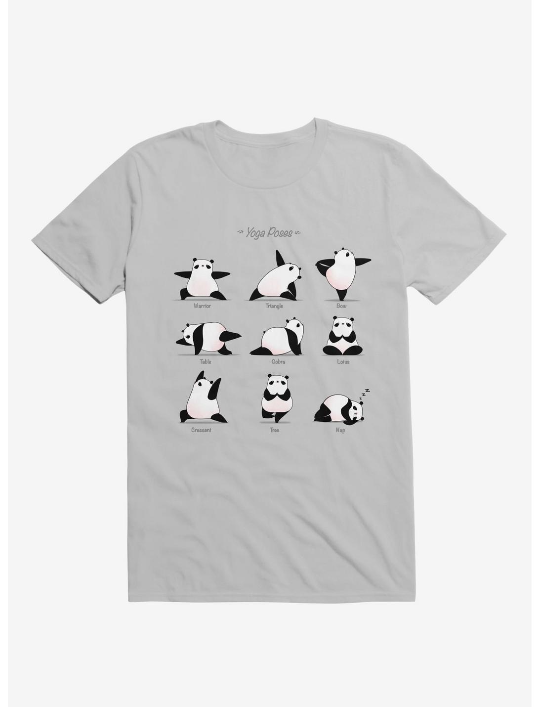 Yoga Panda II T-Shirt, ICE GREY, hi-res