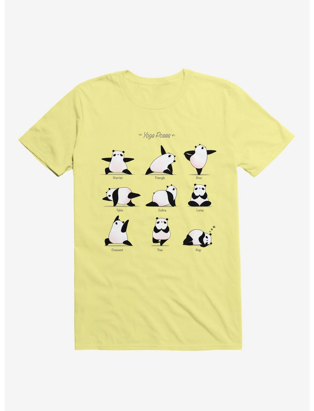 Yoga Panda II T-Shirt, CORN SILK, hi-res
