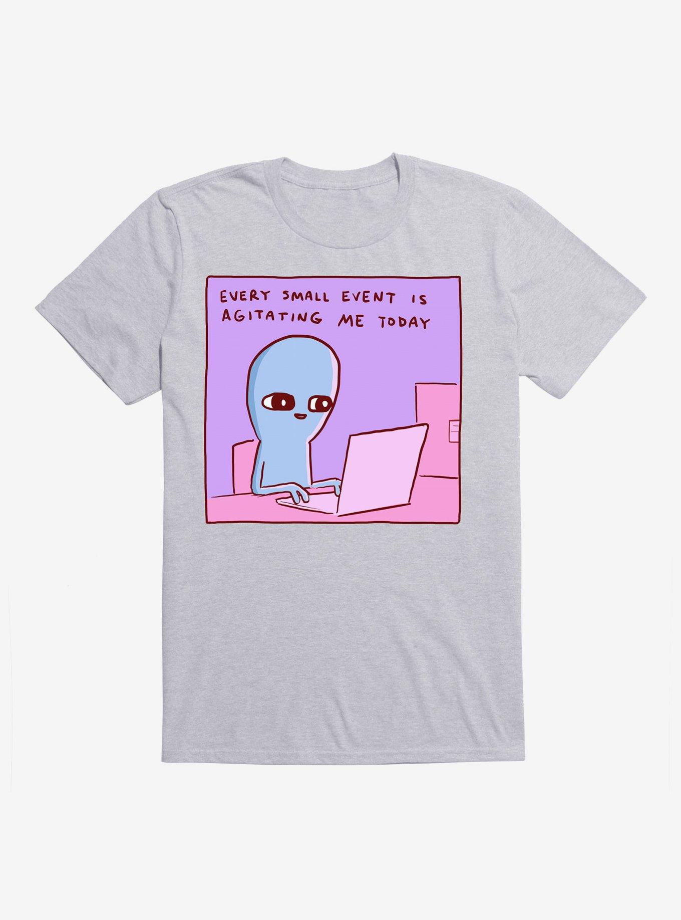 Strange Planet Every Small Event T-Shirt, HEATHER GREY, hi-res