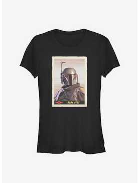 Star Wars The Mandalorian Boba Fett Card Girls T-Shirt, , hi-res