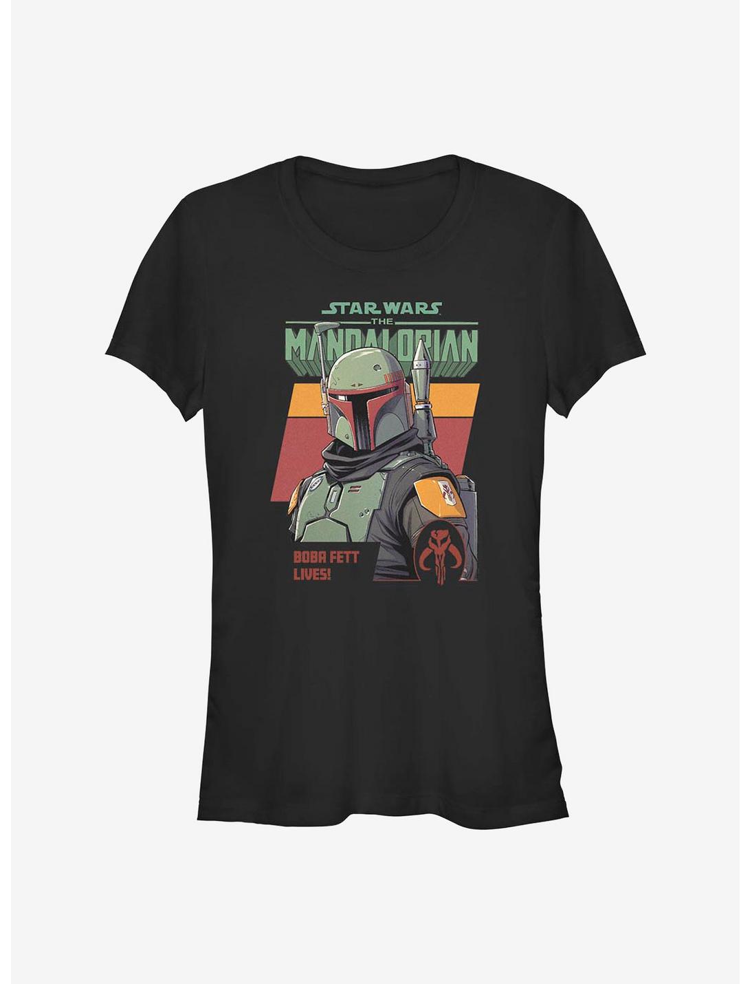 Star Wars The Mandalorian Boba Fett Lives Girls T-Shirt, , hi-res