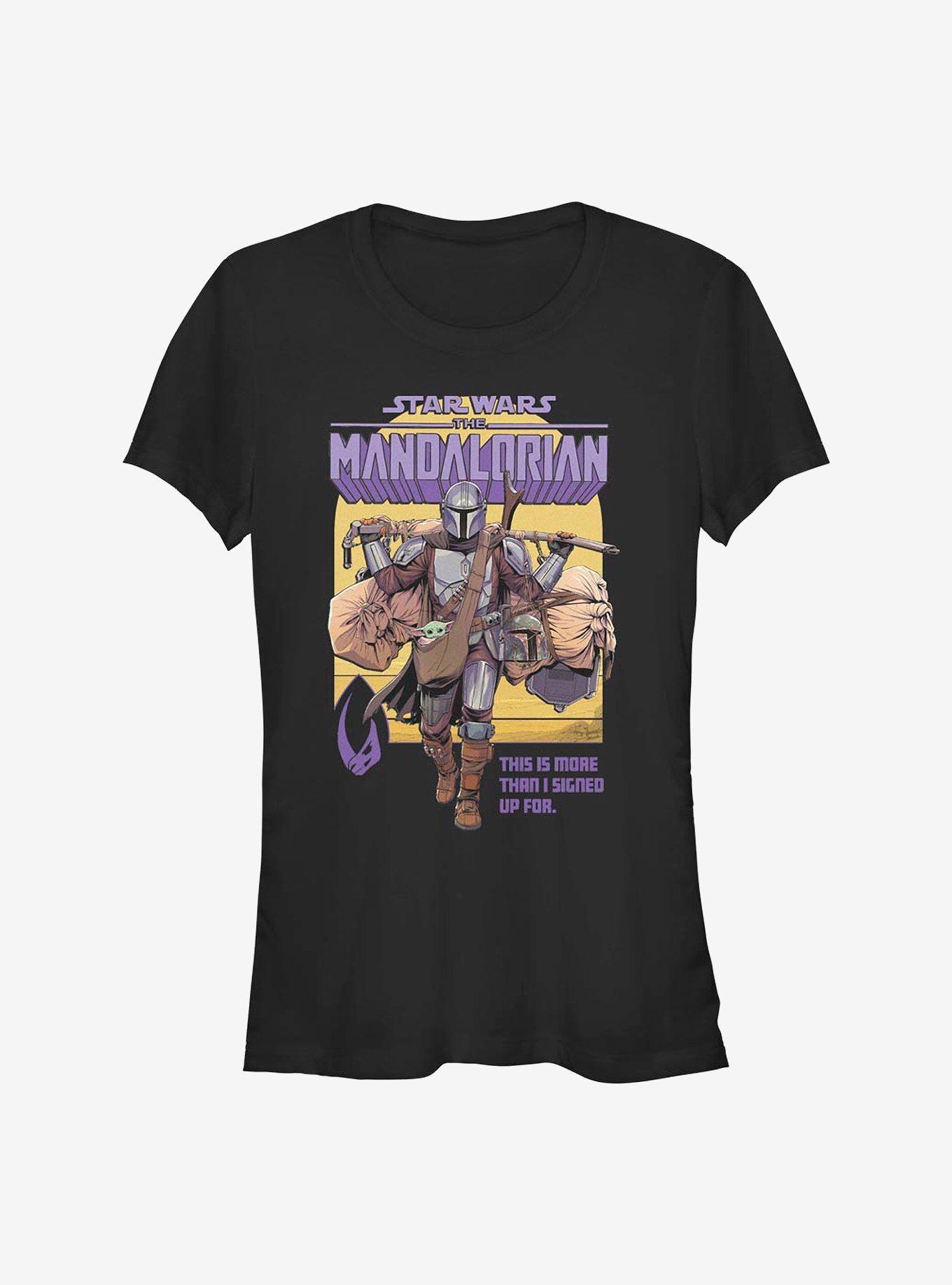 Star Wars The Mandalorian More Than I Signed Up Mando Girls T-Shirt, , hi-res