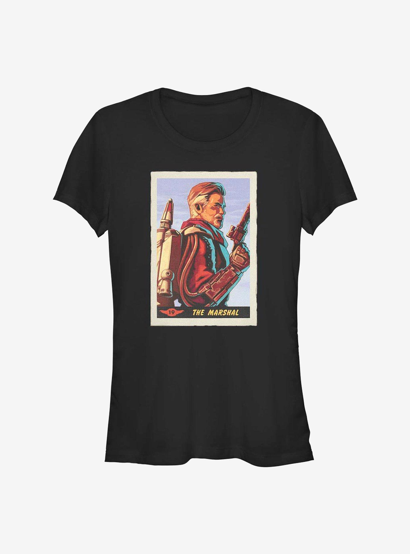 Star Wars The Mandalorian The Marshal Card Girls T-Shirt, , hi-res