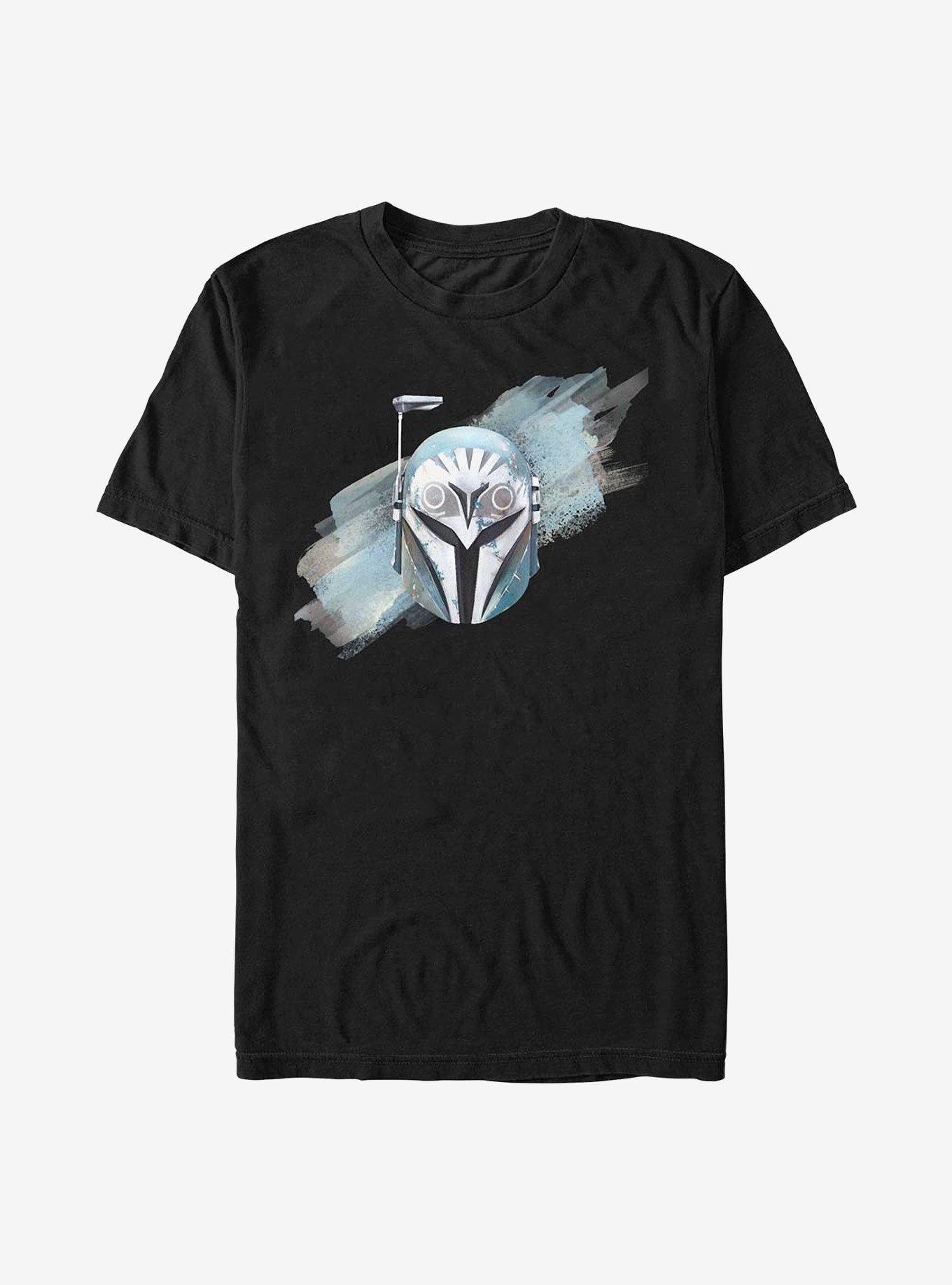 Star Wars The Mandalorian Bo-Katan Helmet T-Shirt, BLACK, hi-res